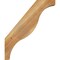 Ekena Millwork 6"W x 22"D x 26"H Funston Rough Sawn Knee Brace, Western Red Cedar BRC06X22X26FST00RWR - alternate 4